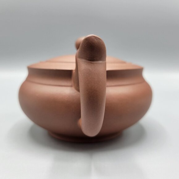 Chinese Hand Thrown Red Clay Terracotta Teapot With Lid 3" Tall - Picture 9 of 16